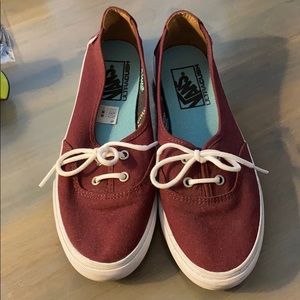 Burgundy Vans 🛹